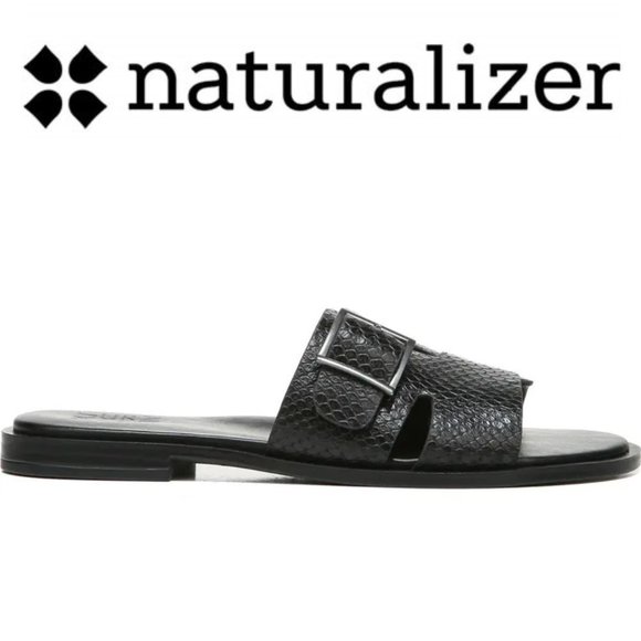 NEW Women's Naturalizer Faryn Slide Sandal, Size 6 and 10 M - Black - Picture 2 of 6